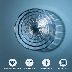 Ensemble de saladiers en verre avec couvercles, compatibles micro-ondes, sans BPA, écologiques, pour la cuisine et l'école - Product Image 2