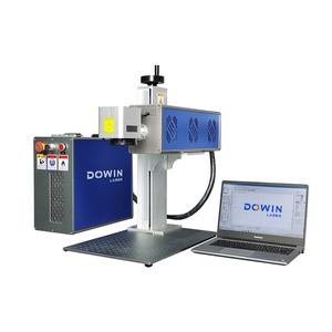 Küçük yüksek hassasiyetli plastik kauçuk ahşap akrilik gravür 30W <span class=keywords><strong>CO2</strong></span> lazer markalama makinesi taşınabilir. - Product Image 5