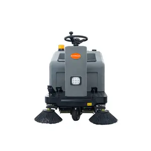 Automatic Ride-On Metal Stain Cleaner Machine Floor Sweeper Customized with Battery Power and Electric Motor Made of Plastic