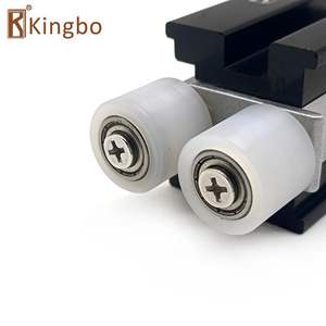 Alüminyum katlanır kapı menteşesi Upvc rulo Bifold donanım aksesuarları Bi siyah ağır akıllı Pivot iç ses geçirmez alt - Product Image 2