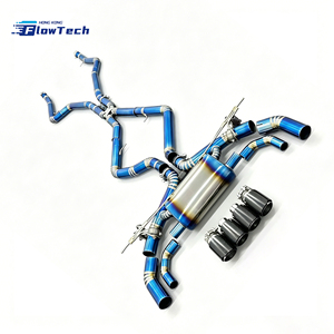 ระบบท่อไอเสียแคทแบคไทเทเนียมประสิทธิภาพสูงสำหรับ BMW F85 X5M S63 4.4T V8 พร้อมวาล์วควบคุมเสียงแบบติดตั้งโดยตรง พร้อมรีโมท - Product Image 5