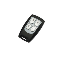 Télécommande sans fil étanche Aiba EV1527 RF 433 MHz à 4 touches en métal ABS pour portail automatique, porte de garage, anti-choc, code d'apprentissage