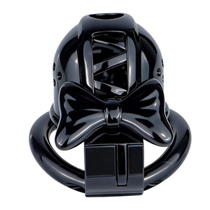 Jaula para Pene con Diseño de Lazo FRRK, Dispositivo de Castidad Masculina, Jaula para Pene de Resina ABS, Bloqueo de Pene Negro, Juguetes Sexuales de Castidad BDSM para Hombres - Product Image 4