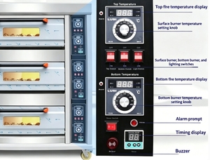 เตาอบไอน้ำและอบขนมแบบมัลติฟังก์ชั่นเชิงพาณิชย์ เตาอบไฟฟ้าแบบพาความร้อนพร้อมหน้าจอสัมผัสอัจฉริยะ สำหรับร้านอาหาร โรงแรม และร้านเบเกอรี่ - Product Image 3