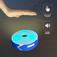 Lampe d'entraînement de réaction rapide pour le sport et le divertissement, basketball, football, boxe, handball, bleue, 4 lumières, télécommande, intérieur