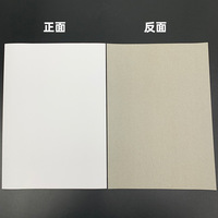 Carton blanc de haute qualité avec fond gris pour sérigraphie, support pour vêtements, fait main, double face, taille personnalisable 210x297mm