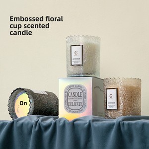 Support en verre floral en dentelle pour aromathérapie, sans fumée, parfumé aux plantes, semi-artisanal, fournitures de décoration pour la Saint-<span class=keywords><strong>Valentin</strong></span>, cadeau en gros - Product Image 3
