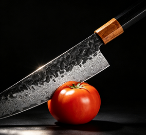 Hand Forged Hammered Damascus Gyuto Chef <b>Knife</b> Japanese Style Kitchen <b>Knife</b> Ebony Wood Handle Ultra <b>Sharp</b> Slicing <b>Knife</b> - Product Image 2