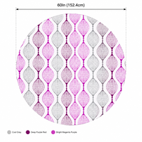 Nappe jetable gris-violet en PEVA, impression héliogravure moderne, artistique, imperméable et anti-taches, pour fêtes, cadeaux, restaurants et maison