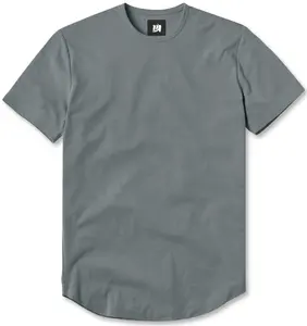 Top quality cotton spandex men t shirt fitness workout casual t-shirt