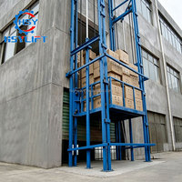 Plateforme élévatrice hydraulique pour marchandises, rail de guidage intérieur/extérieur, 2-3 étages
