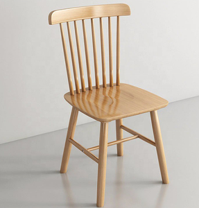 Made In China set di sedie da tavolo da pranzo da cucina In legno massello rettangolo quadrato rotondo KD pacchetto mobili viventi - Product Image 6