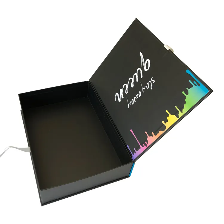Nicht faltbare Luxus elegante Pappe magnetische Lagerung große Boxen für den Versand Weingläser Lieferanten