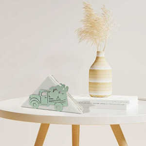 Venta directa de fábrica soporte de pañuelos personalizado soporte de servilletas de diseño creativo soporte para almacenamiento en el hogar - Product Image 1