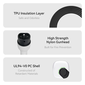 Portable EV Charger with 5m Cable 7kW-22KW 1/3-Phase Type2 Type1 GBT <strong>Interface</strong> 200-220V 16A 32A Input for New Energy Vehicles - Product Image 3