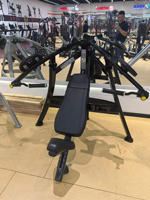Machine à presser les pectoraux assise à charge libre avec bras convergents indépendants, équipement de musculation professionnel pour salle de sport