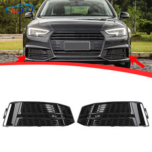 Grille de phare antibrouillard <span class=keywords><strong>avant</strong></span> de voiture noire brillante pour <span class=keywords><strong>Audi</strong></span> <span class=keywords><strong>A4</strong></span> S4 B9 <span class=keywords><strong>S</strong></span>-<span class=keywords><strong>Line</strong></span> 2016 <span class=keywords><strong>2017</strong></span> 2018 - Product Image 1