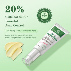 เซรั่มกำจัดสิวสูตรคอลลอยด์ซัลเฟอร์ 20% ระดับมืออาชีพ สำหรับรักษาสิว รอยดำ รอยแดง <span class=keywords><strong>สิว</strong></span>หัวขาว <span class=keywords><strong>สิว</strong></span>หัวดำ <span class=keywords><strong>ผลิตภัณฑ์</strong></span>ดูแลผิว OEM - Product Image 2