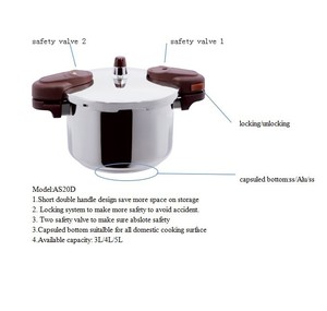 Casserole à pression industrielle chinoise en acier inoxydable pour cuisinières à induction, écologique, grande capacité, en promotion - Product Image 3