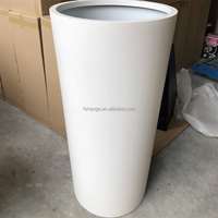 Pot bunga Stainless Steel Pot tanaman luar ruangan/penanam dalam ruangan untuk tanaman