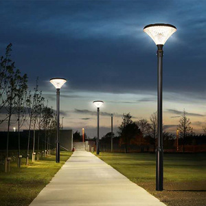 โคมไฟสนามโซลาร์เซลล์ทรงเพชรขนาดใหญ่ ไฟ LED กันน้ำ สำหรับใช้ในสวนและถนน - Product Image 3