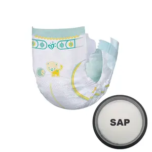 WELLDONE SAP 나트륨 Polyacrylate 분말 아기 기저귀를 위한 최고 흡수성 중합체 습기 유지 결정 Sap 중합체