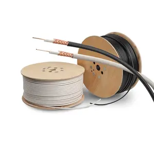 High quality BC/CCA 75 ohm SYWV-5 rg6/rg6u rg6 cable manufacturers coaxial cable rg6