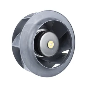 Ventilador centrífugo industrial ec de 225mm, quadro redondo de fluxo de ar grande 110v 220v ventilador de escape