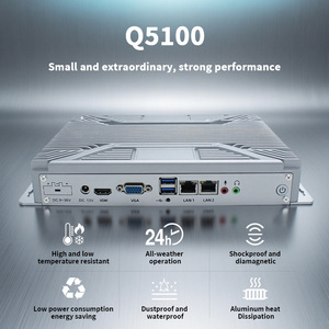 Comercial de baja potencia J6412 <span class=keywords><strong>CPU</strong></span> 2 * LAN 1 * VGA 6 * RS232 Mini computadora Industrial caja de la computadora - Product Image 3