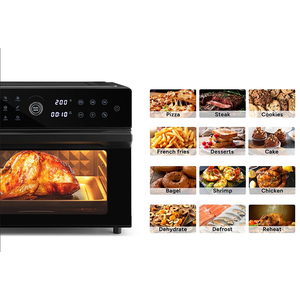 เตาอบลมร้อนไฟฟ้าแบบสัมผัส 1800 วัตต์ ขนาดคร<span class=keywords><strong>อบ</strong></span>ครัว 30 ลิตร ไม่ใช้น้ำมัน พร้อมอุปกรณ์เสริม 5 ชิ้น สำหรับทำพิซซ่า ไก่ เตาอบแบบตั้งโต๊ะ - Product Image 5