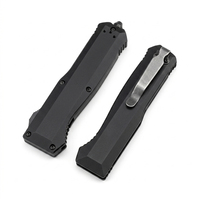 Couteau de camping Micro Tech en aluminium de haute qualité, outil EDC de poche, acier inoxydable, manche en aluminium OEM