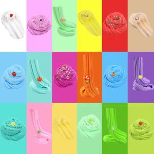 Butter DIY Slime Set <b>Plasticine</b> Fluffy Fruit Scent Rainbow 18 Colors Unisex Children's Toys Cloud Clay - Product Image 2