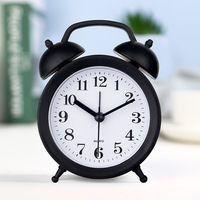 Bedhead jam Alarm Digital elegan, Jam Alarm meja kecil elegan, jarum penunjuk senyap, jarum Quartz multifungsi, dekorasi Desktop sempurna