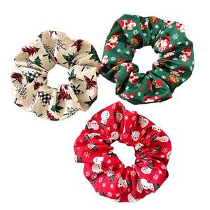 Nouveaux chouchous de Noël de style européen et américain, tendance, surdimensionnés, écologiques et personnalisables pour femmes, pour mariage - Product Image 1