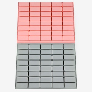 Bán Buôn 40-Khoang Hình Chữ Nhật Silicone Ice Cube Khối Khuôn Khay Cấp Thực Phẩm Bền Vững Cho DIY Bánh Bánh Gạo Và Ice - Product Image 4