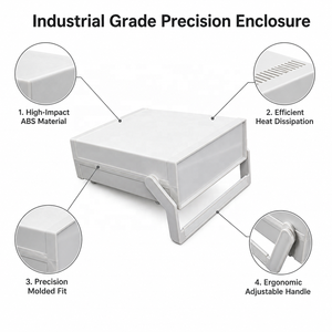 Boîtier en plastique ABS personnalisé pour instruments électroniques médicaux, indice de protection IP54, boîte de sortie de bureau, installation de carte de circuit imprimé, ODM - Product Image 3