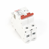 1P 2P 3P 4P Miniature Circuit Breaker MCB AC 1A 2A 3A 4A 5A 6A 10A 16A 20A 25A 32A 40A 50A 63A DIN Rail KNB2-63S1 CE CB IP20
