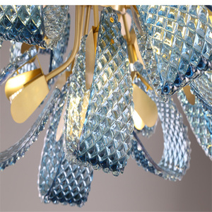 JYLIGHTING Lustres et lampes suspendues en verre d'intérieur haut de gamme art brillant design moderne de luxe design mode rétro - Product Image 5