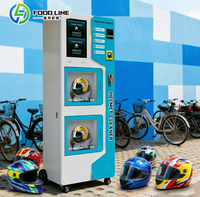Machines de nettoyage de casques avec accepteur de paiement par carte et monnayeur, machine de stérilisation de casques