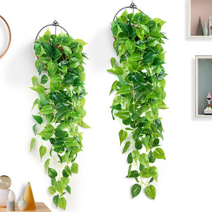 Vignes artificielles en lierre Ita de 100 cm, décoration végétale suspendue pour la maison, le jardin et la décoration murale - Product Image 2