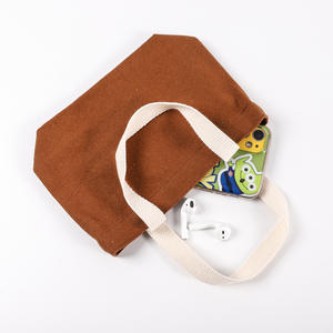 Mini <span class=keywords><strong>Van</strong></span> <span class=keywords><strong>Gogh</strong></span> impreso pintura al óleo bolso de lona 100% algodón portátil ecológico bolso plegable Retro literario taza cubo - Product Image 6