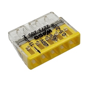 ตัวเชื่อมต่อสายไฟแบบกด WAGOS 2273 205 5 ขา รุ่น 2273-205 สีเหลืองใส ตัวเชื่อมต่อสายไฟแบบเร็ว WAGOS 2273-205 1 เข้า 4 ออก - Product Image 2