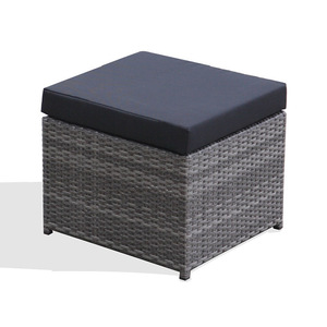 Conjunto de muebles pequeños de mimbre para Patio, sofá doble de jardín y mesa de centro de elevación, ahorrador de espacio - Product Image 4