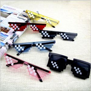 Factory Direct Cool & Funny Anime Pixel Mosaic <b>Sunglasses</b> New Style Hot Selling with Personality for Party Decorations - Product Image 1