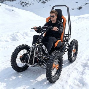 Nouveau design, kart tout-terrain à 4 moteurs, batterie au lithium 60V, scooter électrique tout-terrain pour adultes, pour personnes corpulentes, vélo électrique - Product Image 1