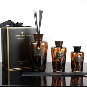 Set Botol <span class=keywords><strong>Reed</strong></span> <span class=keywords><strong>Diffuser</strong></span> Kaca Motif Leopard Elegan, Hadiah Aromaterapi Mewah untuk Rumah dan Hotel 500ml 1000ml 2000ml - Product Image 1