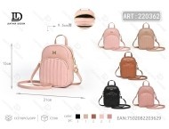 Borsa a Tracolla Stile Libretto per Donna in Microfibra Pelle Sintetica Guscio Rigido Chiusura con Zip Uso Quotidiano Tutte le Stagioni - Product Image 1