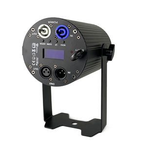 Mini projecteur de scène à prix réduit, lumière de scène pour salle de réception de mariage, lumière de faisceau, peut être suspendu, compact, pinspot 40W RGBW 4 en 1, DJ, église, LED DMX512, aluminium - Product Image 6