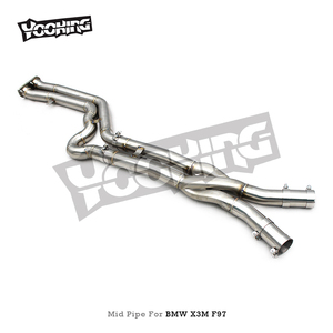 ท่อไอเสียกลางแบบ Bolt-on ขนาด 2.75 นิ้ว รุ่น <span class=keywords><strong>Z</strong></span>/X สำหรับ BMW X3M/X4M F97/F98 3.0T ปี 2019-2023 ท่อไอเสียกลางสำหรับรถแข่ง/ใช้งานทั่วไป - Product Image 3
