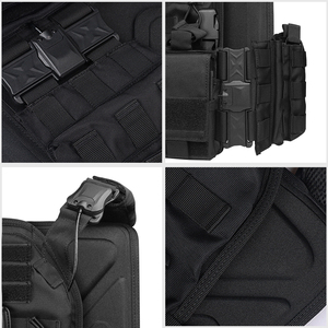 Chaleco Táctico Magnético de Liberación Rápida, Sistema MOLLE, Multifuncional, Ajustable para Todo el Cuerpo, para Entrenamiento al Aire Libre y Seguridad - Product Image 4
